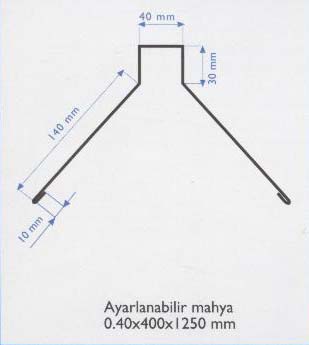 ATR 11 Sinüs Oluklu Boyalı Sac